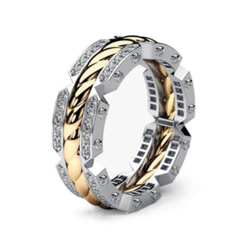 SiVaji Ring Ringe Damen Bijouterie Herren Ringe Männer Frauen Retro Party Einfach Geometrisch Hochzeit Punk Klassisch Nr. 9 Bild Farbe von SiVaji