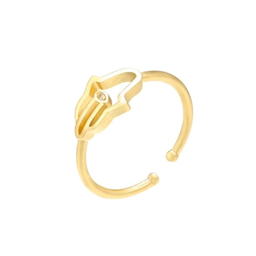 SiVaji Rings Ring Ringe Damen Bijouterie Herren 20X20Mm Kleiner Verstellbarer Damenring Für Interessanten Ring Gold von SiVaji