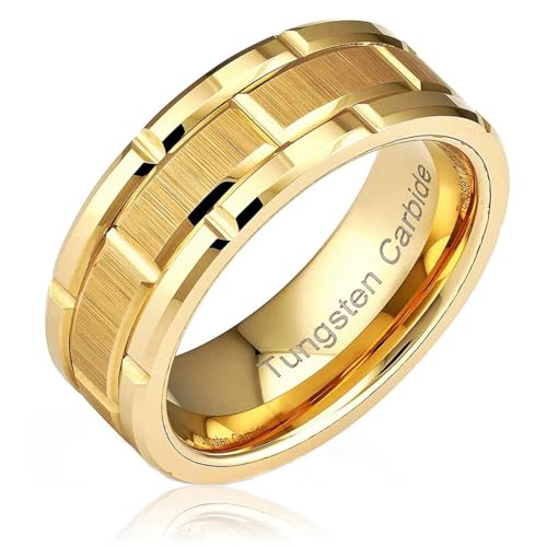 SiVaji Rings Ring Ringe Damen Bijouterie Herren Herrenringe Eheringe Jubiläums-Klassiker Für Männer Party 9 Gold SiVaji Rings Ring Ringe Damen Bijouterie Herren Herrenringe Eheringe Jubiläums-Klassiker Für Männer Party 9 Gold von SiVaji