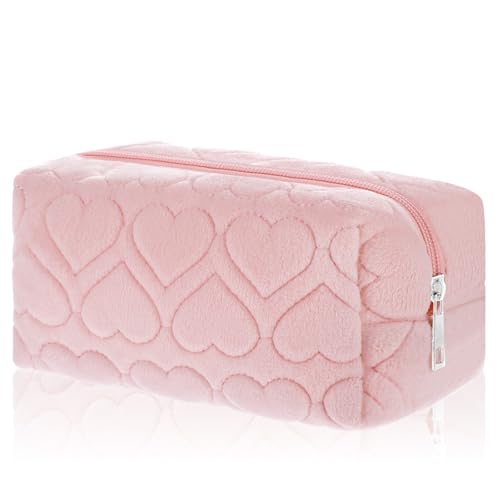 Sibba Make-Up Tasche Geschwollenes Make-Up Kulturtasche Für Frauen Mit Reißverschluss Kosmetiktasche Reisehandtasche Süßer Organizer Reisen Hautpflege Geldbörse Dusche Badezimmer(Rosa,16x10×9 cm) Sibba Make-Up Tasche Geschwollenes Make-Up Kulturtasche Für Frauen Mit Reißverschluss Kosmetiktasche Reisehandtasche Süßer Organizer Reisen Hautpflege Geldbörse Dusche Badezimmer(Rosa,16x10×9 cm) von Sibba