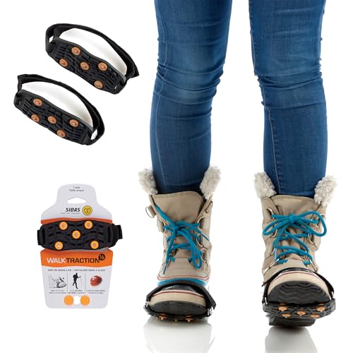 Sidas Walk Traction 1/2, Schneesteigeisen, Antirutsch- und Gleitschutzsteigeisen, Wanderschuhe oder Schneestiefel, Schwarz Sidas Walk Traction 1/2, Schneesteigeisen, Antirutsch- und Gleitschutzsteigeisen, Wanderschuhe oder Schneestiefel, Schwarz von Sidas