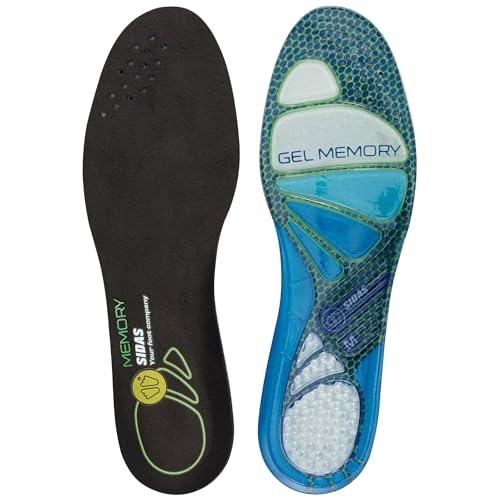 Sidas Cushioning Gel Memory Shoe Insoles Large Blau Sidas Cushioning Gel Memory Shoe Insoles Large Blau von Sidas