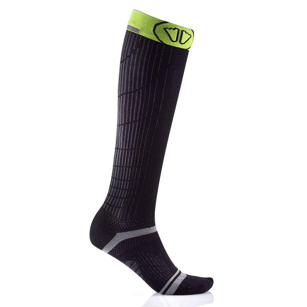 Sidas Endurance Racing Knee Compression Socks Schwarz EU 35-36 Frau von Sidas