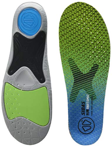 SIDAS Erwachsene Run Anatomic Insoles, Green, S (37-38) von Sidas