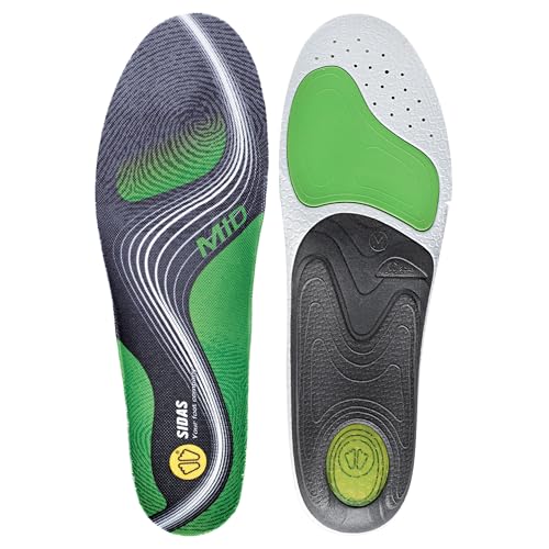 Sidas Unisex 3feet Activ' Mid-einlegesohlen Sohlen, Green Black, XXL EU von Sidas