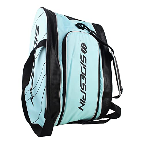 SideSpin Schlägertasche für 4 Padelschläger, für Erwachsene, Unisex, Blau SideSpin Schlägertasche für 4 Padelschläger, für Erwachsene, Unisex, Blau von SideSpin