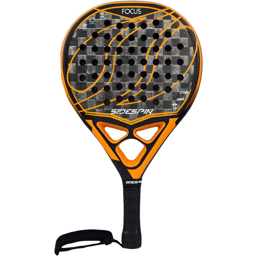 Sidespin Ss Focus 18k Fc Padel Racket Schwarz Sidespin Ss Focus 18k Fc Padel Racket Schwarz von Sidespin