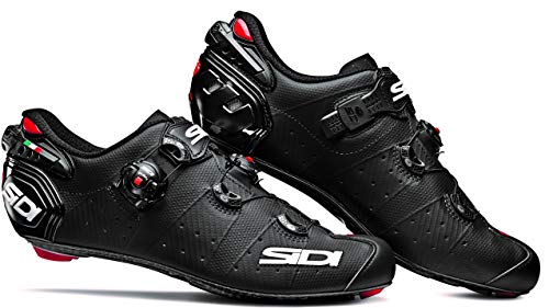 SIDI Schuhe Wire 2 Matt Carbon, Fahrradschuhe für Herren, Schwarz matt, 42,5 von Sidi