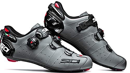 SIDI Schuhe Wire 2 Matt Carbon, Herren, Scape Radsport, Mattgrau, Schwarz., 40 EU von Sidi