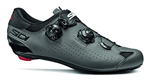 Sidi Herren Scarpe Genius 10 cycling footwear, Nero Grigio, 48 EU von Sidi