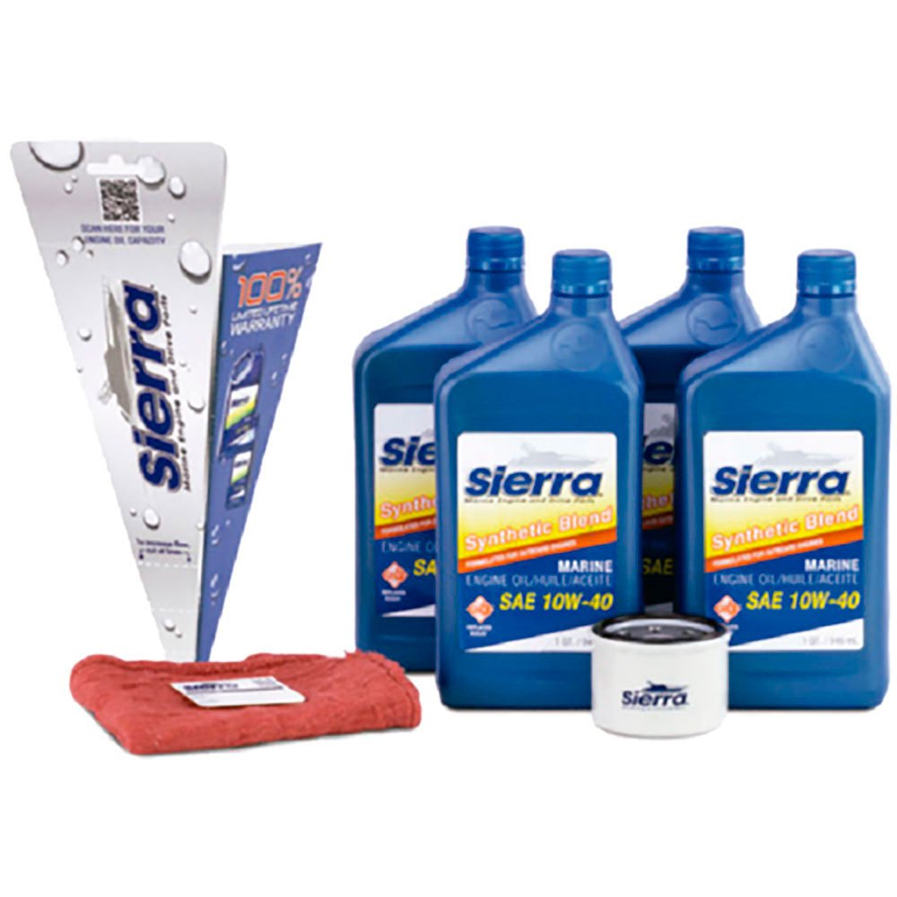 Sierra Suzuki Df25-60a Semi Synthetic Oil Change Kit Durchsichtig 10W von Sierra