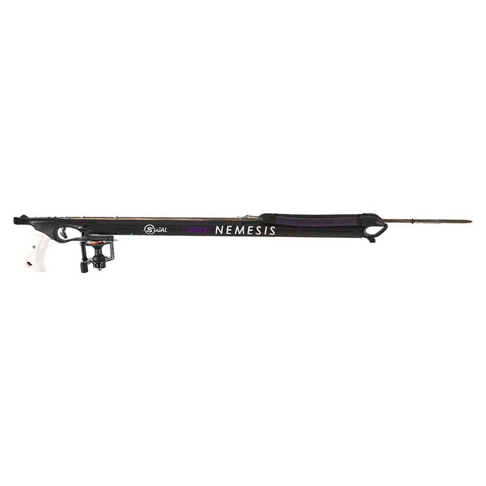 Sigalsub Nemesis Closed Carbon Sling Spearfishing Gun Schwarz 92 cm von Sigalsub