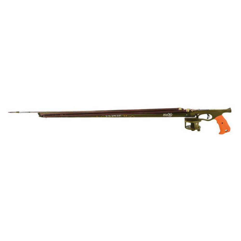 Sigalsub Nemesis Pro 126+reactive 16.0 Evolution 6.75 Sling Spearfishing Gun With Reel Ika Grün 126 cm von Sigalsub