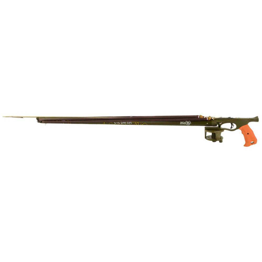 Sigalsub Nemesis Pro With Reel Sling Spearfishing Gun Schwarz 82 cm von Sigalsub