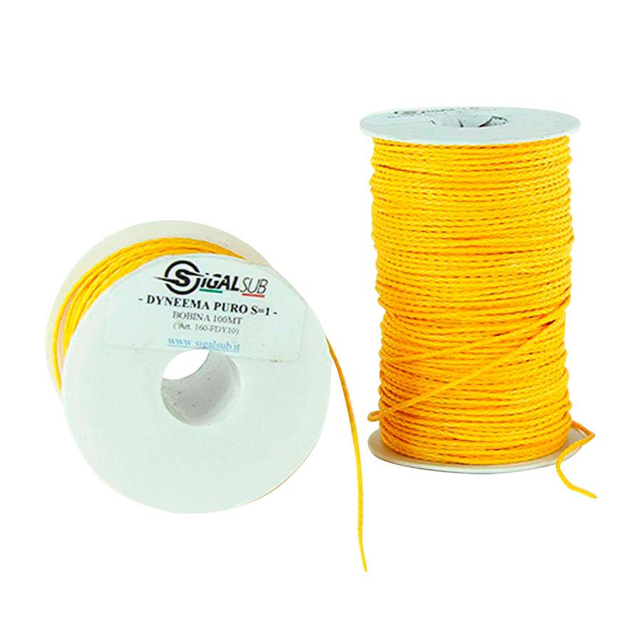 Sigalsub Pure Dyneema Reel 100 M Line Gelb 1.30 mm von Sigalsub