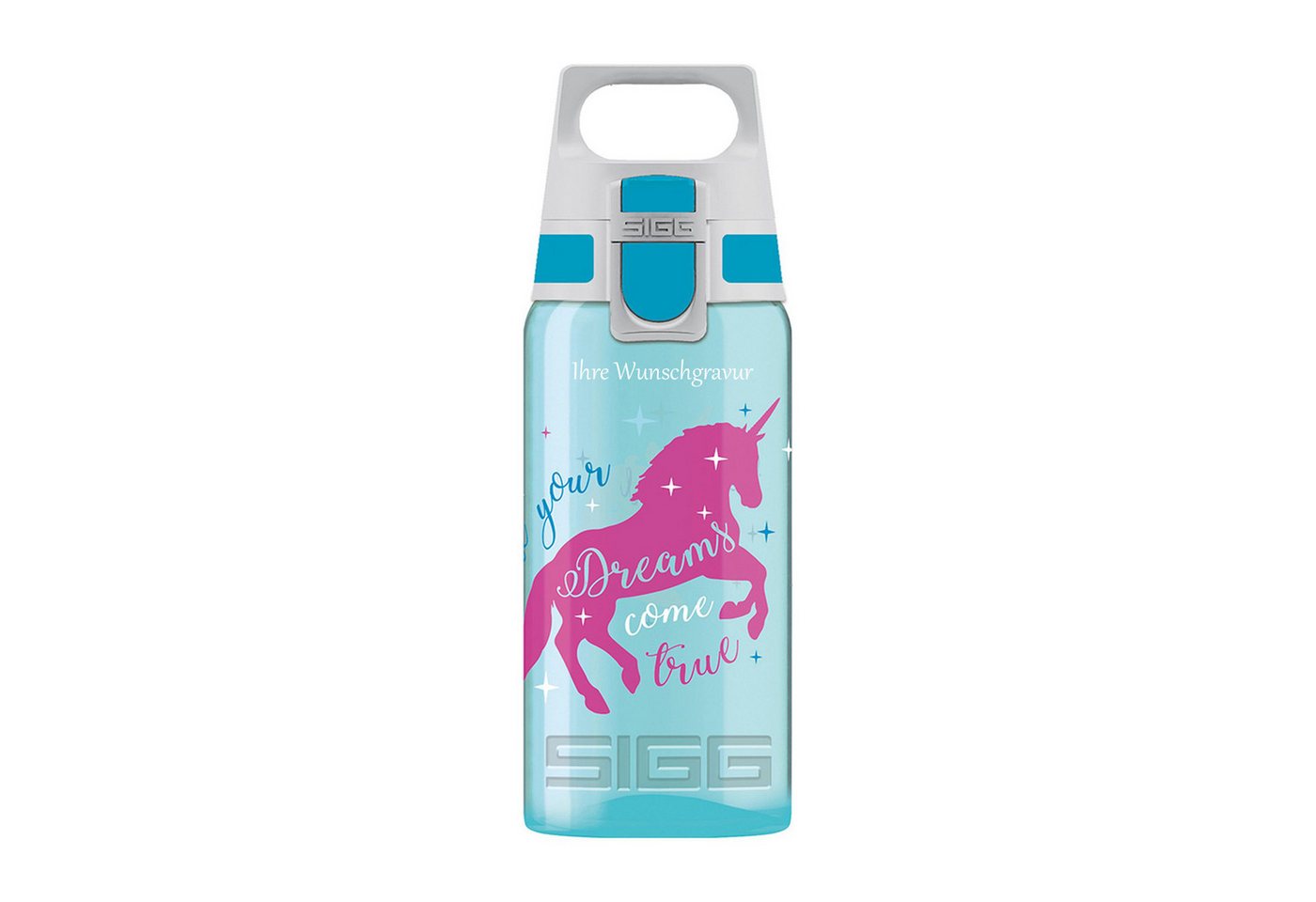 Sigg Trinkflasche 'Viva Kids One' - Unicorn, mit persönlicher Namensgravur, 'Viva Kids One' - Unicorn, mit persönlicher Namensgravur Sigg Trinkflasche 'Viva Kids One' - Unicorn, mit persönlicher Namensgravur, 'Viva Kids One' - Unicorn, mit persönlicher Namensgravur von Sigg