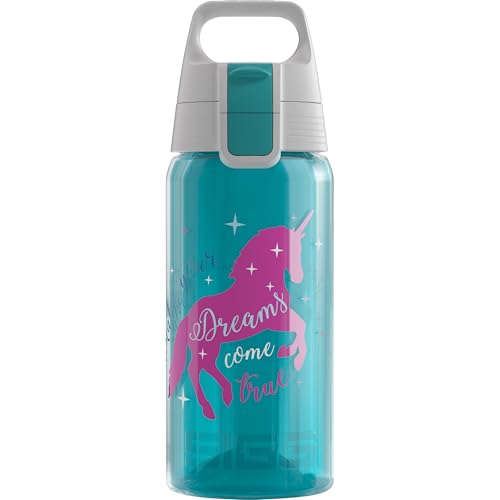 SIGG VIVA ONE Unicorn Kinder Trinkflasche (0.5 L), schadstofffreie Kinderflasche mit auslaufsicherem Deckel, einhändig bedienbare Trinkflasche für Kinder SIGG VIVA ONE Unicorn Kinder Trinkflasche (0.5 L), schadstofffreie Kinderflasche mit auslaufsicherem Deckel, einhändig bedienbare Trinkflasche für Kinder von SIGG