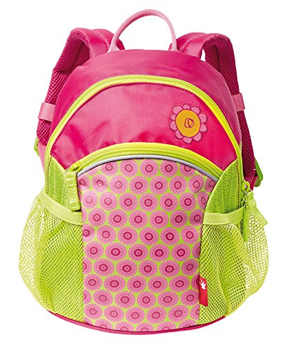 Sigikid 24002 Rucksack klein Florentine Mädchen Kinderrucksack empfohlen ab 2 Jahren grün/rosa von Sigikid