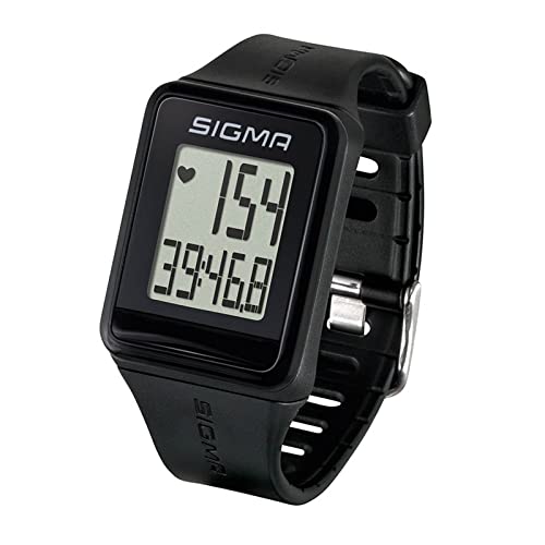 Sigma Sport 24500 Pulsuhr iD.GO black, Herzfrequenz-Messung, Fitness-Laufuhr, Schwarz von SIGMA SPORT