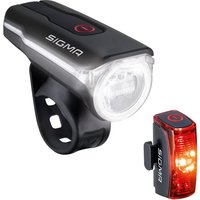 Sigma Aura 60 Frontlicht und Infinity Rücklicht Beleuchtungsset Sigma Aura 60 Frontlicht und Infinity Rücklicht Beleuchtungsset von Sigma