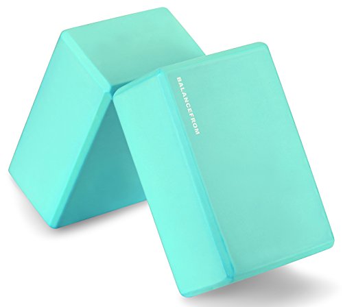 Fitvids BalanceFrom GoYoga Yoga-Blöcke mit hoher Dichte, je 22,9 x 15,2 x 10,2 cm, 2 Stück, grün Fitvids BalanceFrom GoYoga Yoga-Blöcke mit hoher Dichte, je 22,9 x 15,2 x 10,2 cm, 2 Stück, grün von Fitvids