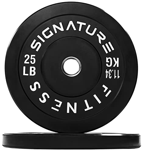 Fitvids Bumper Plate Olympische Hantelscheiben mit Stahlnabe, 5,1 cm, 11,3 kg, Paar Fitvids Bumper Plate Olympische Hantelscheiben mit Stahlnabe, 5,1 cm, 11,3 kg, Paar von Fitvids