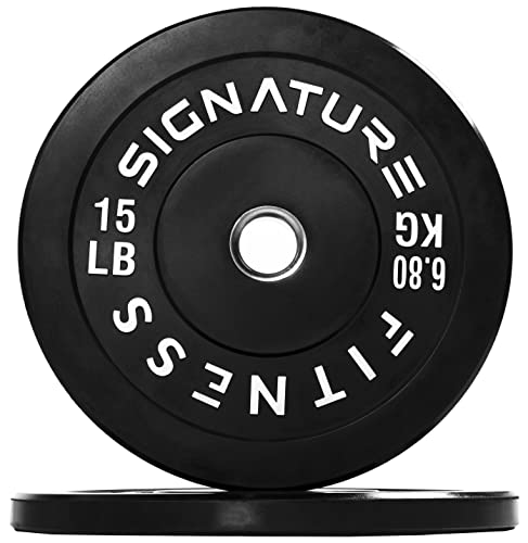 Fitvids Bumper Plate Olympische Hantelscheiben mit Stahlnabe, 5,1 cm, 6,8 kg, Paar Fitvids Bumper Plate Olympische Hantelscheiben mit Stahlnabe, 5,1 cm, 6,8 kg, Paar von Fitvids