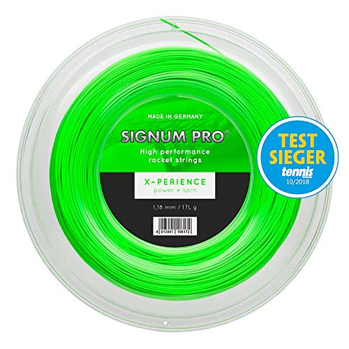 Signum Pro Unisex – Erwachsene Xperience Saitenrolle 120m-Neongrün Tennis-Saite, neongrün, One Size Signum Pro Unisex – Erwachsene Xperience Saitenrolle 120m-Neongrün Tennis-Saite, neongrün, One Size von Signum Pro