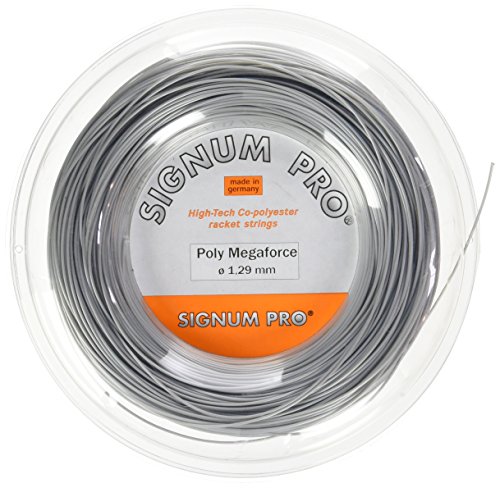 Signum Saitenrolle Poly Megaforce, Silver, 200 m, 0255000238300005 von SIGNUM PRO