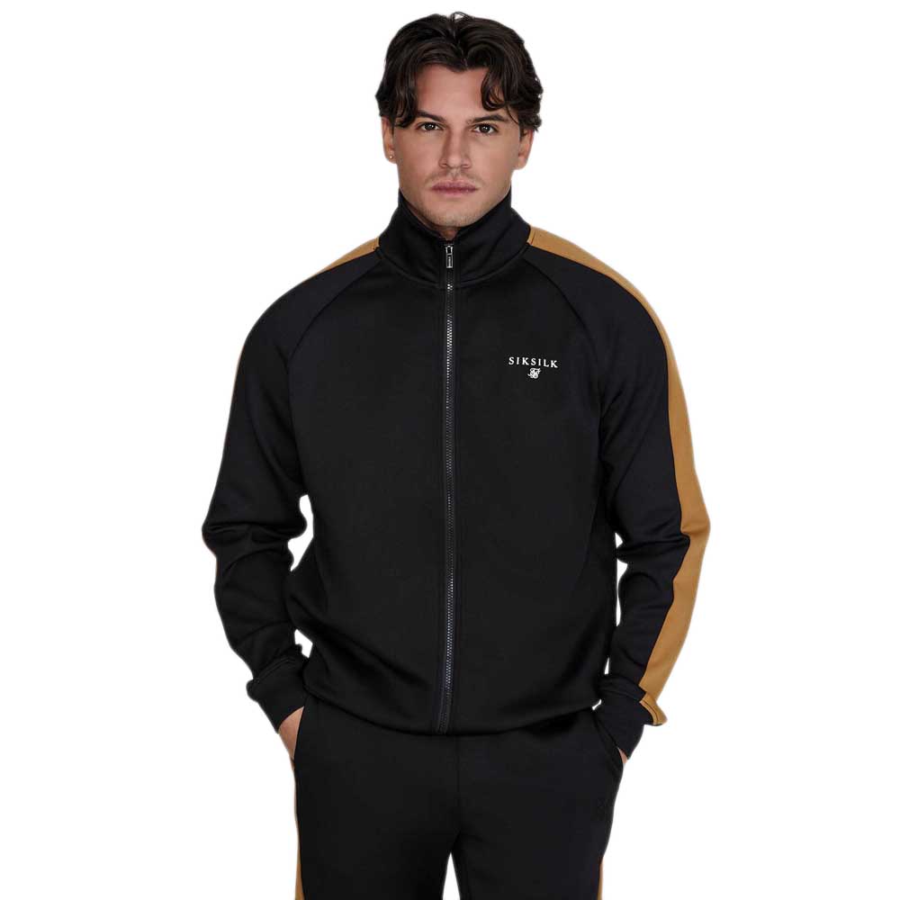 Siksilk Tracksuit Jacket Schwarz M Mann von Siksilk