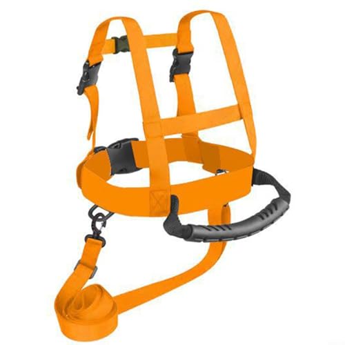 Sileduove Ski-Geschirr und Trainingsleine, starkes Nylon, 2,1 m, verstellbar, für Kinder im Alter von 2–7 (Orange) von Sileduove