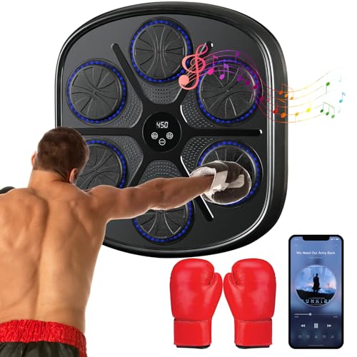 Silencomfort LED Music Boxing Machine, boxsack Wandhalterung Boxmaschine, Wandmontiertes Boxziel, Bluetooth, Zähler, Stress Release undFokus Agility Training Für Erwachsene und Kinder Silencomfort LED Music Boxing Machine, boxsack Wandhalterung Boxmaschine, Wandmontiertes Boxziel, Bluetooth, Zähler, Stress Release undFokus Agility Training Für Erwachsene und Kinder von Silencomfort