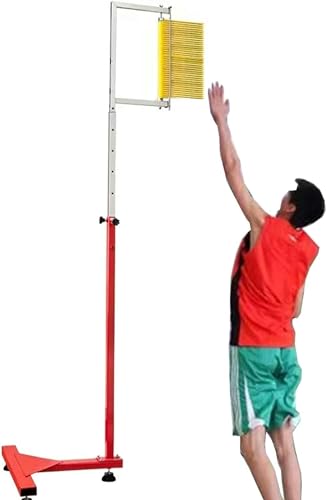 SilteD Bodenstehender vertikaler Sprungtester, Hochleistungs-Sprungmessungstester, Sporttrainingsgerät, Hilfsmittel für das körperliche Fitnesstraining (Farbe: Gelb) von SilteD