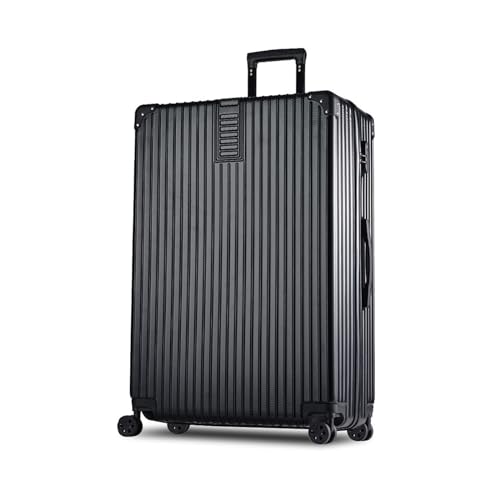 SilteD Koffer Retro-Koffer mit großem Fassungsvermögen Universal-Rad-Trolley-Koffer Passwortbox Extra großer Koffer Antikollisionskoffer Großer Koffer (Farbe: A, einzigartige Größe: 28 Zoll) von SilteD