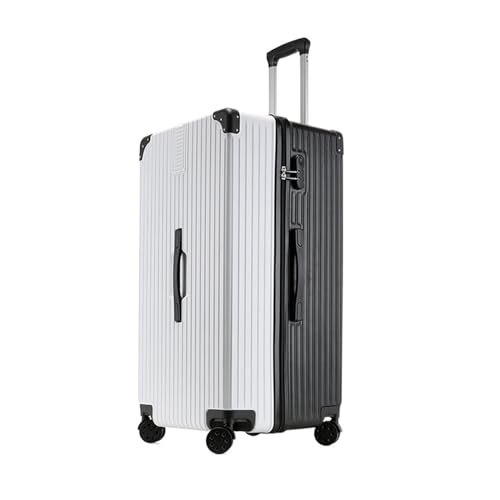 SilteD Koffer Retro-Koffer mit großem Fassungsvermögen Universal-Rollen-Trolley-Koffer Passwortbox Extra großer Koffer Antikollisionskoffer Großer Koffer (Farbe: I, Taille einzigartig: 28 Zoll) von SilteD