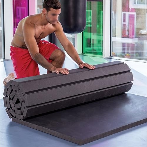 Weiche Cheer Mat Rollout-Gymnastikmatte, leichte, langlebige Wrestling-Tumbling-Bahnmatte für Heimtraining und Training von SilteD