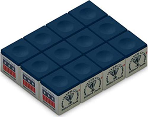 Silver Cup Billardqueue-Kreidebox, Blau, 12 Würfel Silver Cup Billardqueue-Kreidebox, Blau, 12 Würfel von Silver Cup