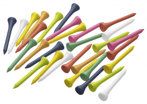 Silverline Golftees 100 mit Ballmarkern und Pitchgabel, Bunt Gemischte, 1508 von Silverline