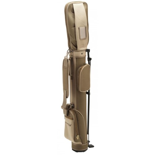Standbag, Golfbag, Pencilbag mit Standfix für die Reise oder für Halbsatz - Farbe: braun/champagner Standbag, Golfbag, Pencilbag mit Standfix für die Reise oder für Halbsatz - Farbe: braun/champagner von Silverline