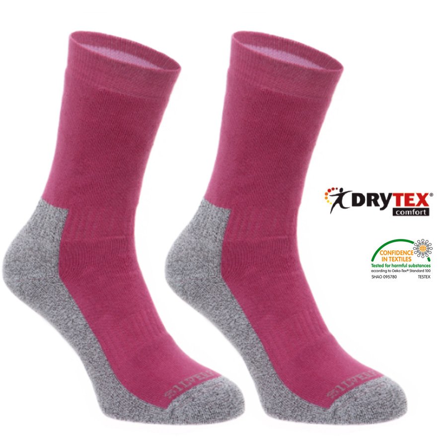 Silverpoint - DRYTEX Comfort Hiker - Trekkingsocken, rose von Silverpoint