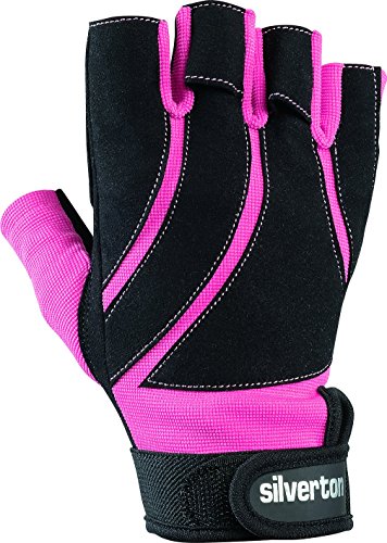 Silverton Damen Handschuhe Lady Pro, schwarz/pink, L von Silverton