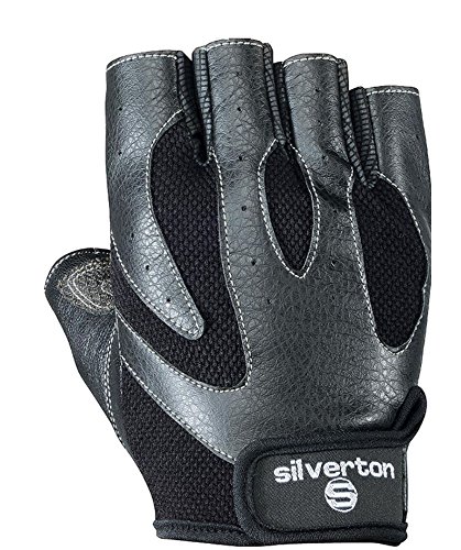 Silverton Erwachsene Fitnesshandschuhe Matrix Handschuhe, schwarz, L Silverton Erwachsene Fitnesshandschuhe Matrix Handschuhe, schwarz, L von Silverton