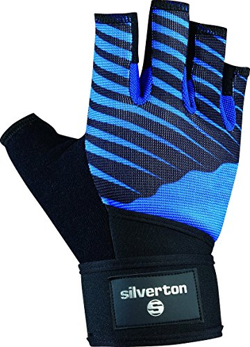 Silverton Unisex – Erwachsene Handschuhe Cross Grip, schwarz/blau, M Silverton Unisex – Erwachsene Handschuhe Cross Grip, schwarz/blau, M von Silverton
