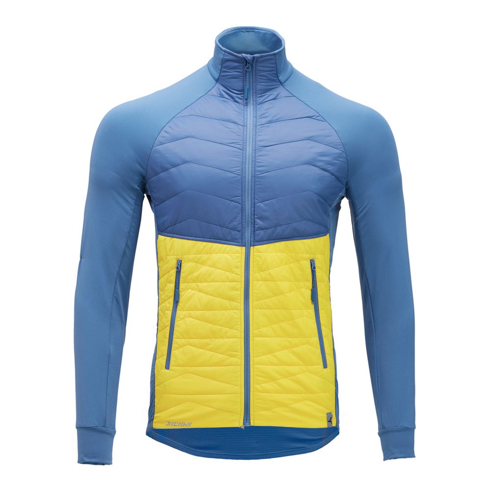 Silvini Grado Full Zip Sweatshirt Gelb,Blau 3XL Mann Silvini Grado Full Zip Sweatshirt Gelb,Blau 3XL Mann von Silvini