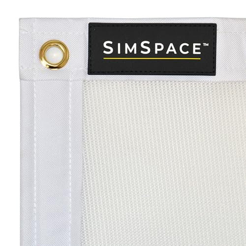 SimSpace Impact and Noise Absorbing Foam Backing Stoß-und geräuschabsorbierende Schaumstoffrückseite, weiß, 4.5 x 2.85 metres von SimSpace