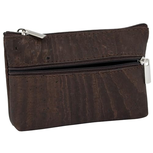 SIMARU Münzgeldbeutel/Kork Geldbeutel Mini, Slim Wallet, Geldbörse mit 2 Reißverschlussfächern für Karten, Scheine & Münzen, nachhaltiges Portemonnaie SIMARU Münzgeldbeutel/Kork Geldbeutel Mini, Slim Wallet, Geldbörse mit 2 Reißverschlussfächern für Karten, Scheine & Münzen, nachhaltiges Portemonnaie von Simaru