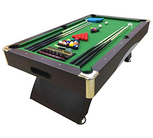 Simba Leonida 8ft Billardtisch, 220 x 110 cm, Grün, Vollausstattung, Neu & Verpackt, Professionell, Schwarzbraun mit Grünem Tuch, Metall & Holz, 2 Spieler, Billard, Billardtisch Simba Leonida 8ft Billardtisch, 220 x 110 cm, Grün, Vollausstattung, Neu & Verpackt, Professionell, Schwarzbraun mit Grünem Tuch, Metall & Holz, 2 Spieler, Billard, Billardtisch von Simba