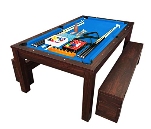 Billardtisch Billard Blaumen 7 FT Billard-Spiel und Containerbänke mit Tischplatte Neue Billardtisch Billard Blaumen 7 FT Billard-Spiel und Containerbänke mit Tischplatte Neue von Simba