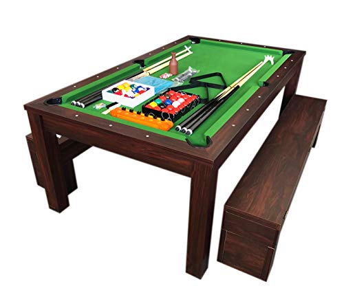 Simba Srl Billardtisch Billard 7 FT Billard-Spiel mit Tischplatte und Containerbänke Neue Simba Srl Billardtisch Billard 7 FT Billard-Spiel mit Tischplatte und Containerbänke Neue von Simba