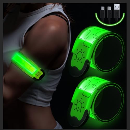 Upgrade Led Armband Aufladbar, 2 Stück Reflective Leucht Armbänder Licht Armband Kinder Leuchtbänder USB Reflektorband Leuchtarmband Reflektorband Nacht Sicherheits Licht für Joggen Laufen Running Upgrade Led Armband Aufladbar, 2 Stück Reflective Leucht Armbänder Licht Armband Kinder Leuchtbänder USB Reflektorband Leuchtarmband Reflektorband Nacht Sicherheits Licht für Joggen Laufen Running von Simket